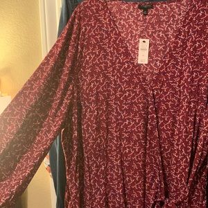 🆕NWT: Talbots plus size long sleeve blouse